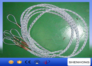 10KN Working Load Wire Mesh Grip Cable Socks 2 Meter Long For OPGW 10-25 mm